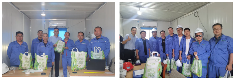 关怀一线 致敬匠心 | pa视讯集团股份开展项目现场夏日“送清凉”慰问活动